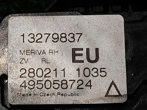 Serratura Porta ANT DX 13279837 Opel Meriva B 2010
