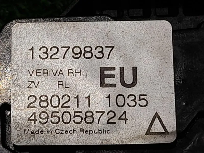 Serratura Porta ANT DX 13279837 Opel Meriva B 2010
