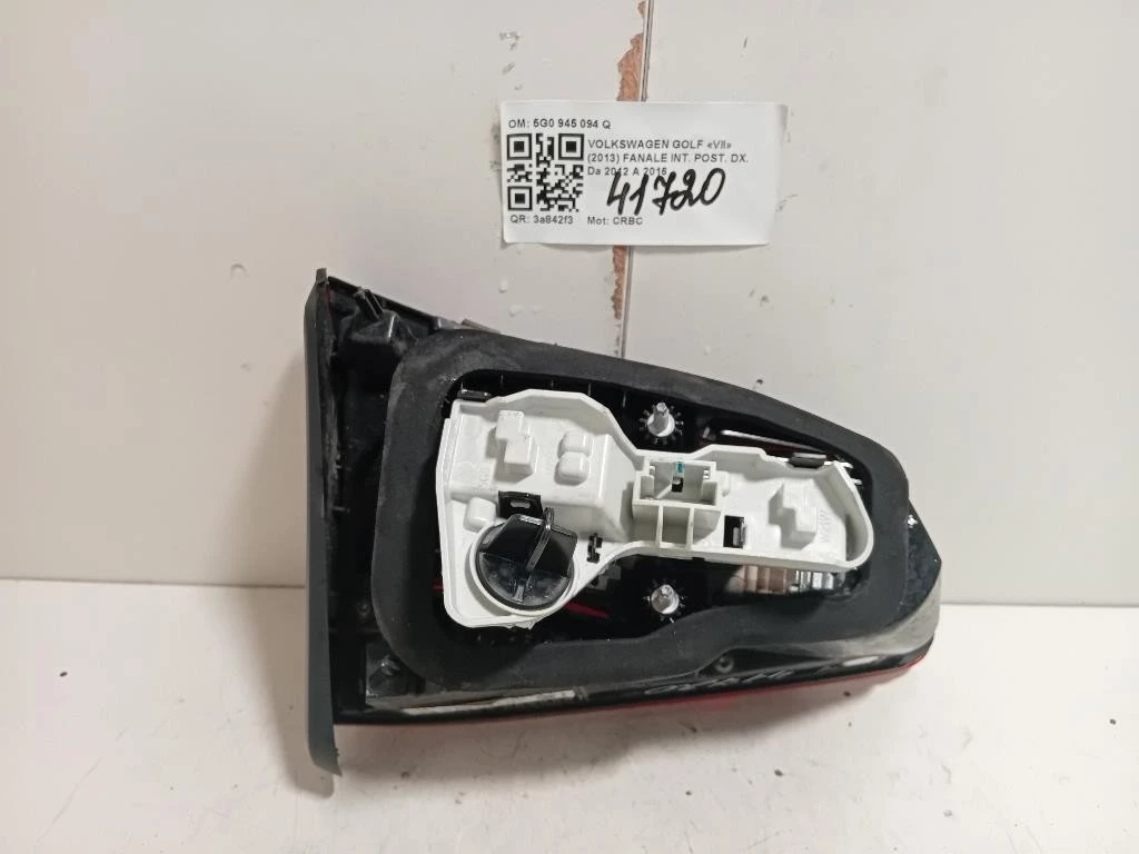 Fanale INT POST DX 5G0 945 094 Q Volkswagen GOLF VII 2013