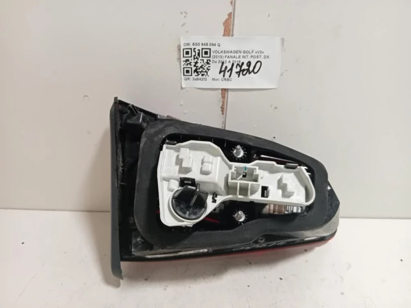 Fanale INT POST DX 5G0 945 094 Q Volkswagen GOLF VII 2013
