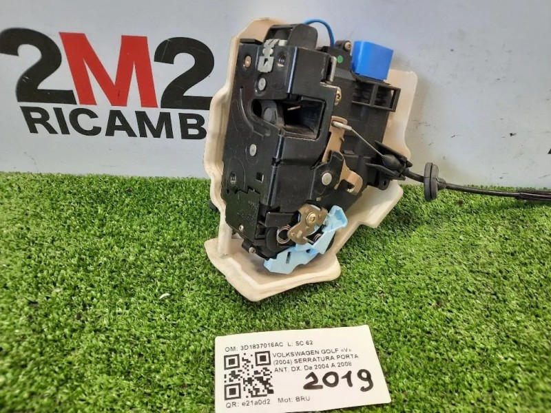 Serratura Porta ANT DX 3D1837016AC Volkswagen GOLF V 2004