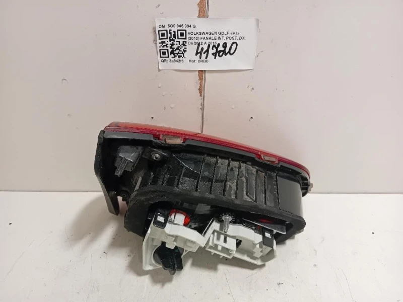 Fanale INT POST DX 5G0 945 094 Q Volkswagen GOLF VII 2013