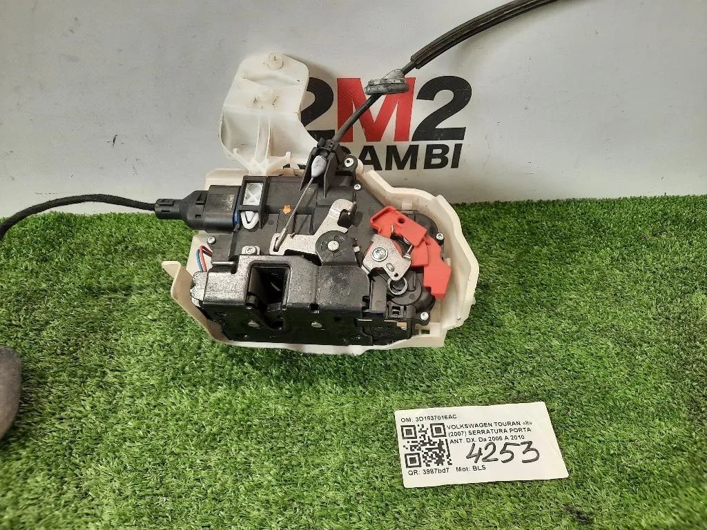Serratura Porta ANT DX 3D1837016AC Volkswagen Touran II 2007