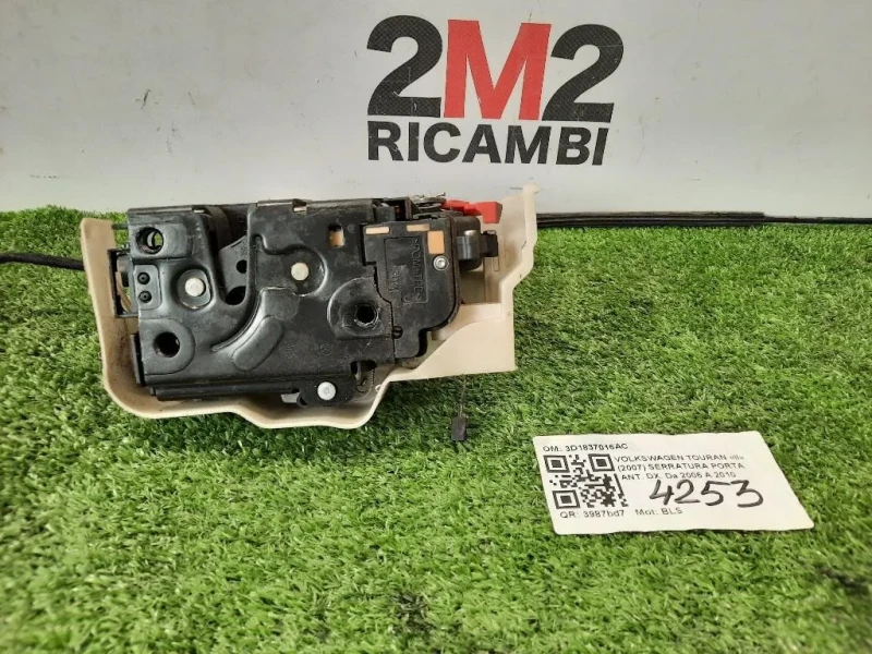 Serratura Porta ANT DX 3D1837016AC Volkswagen Touran II 2007