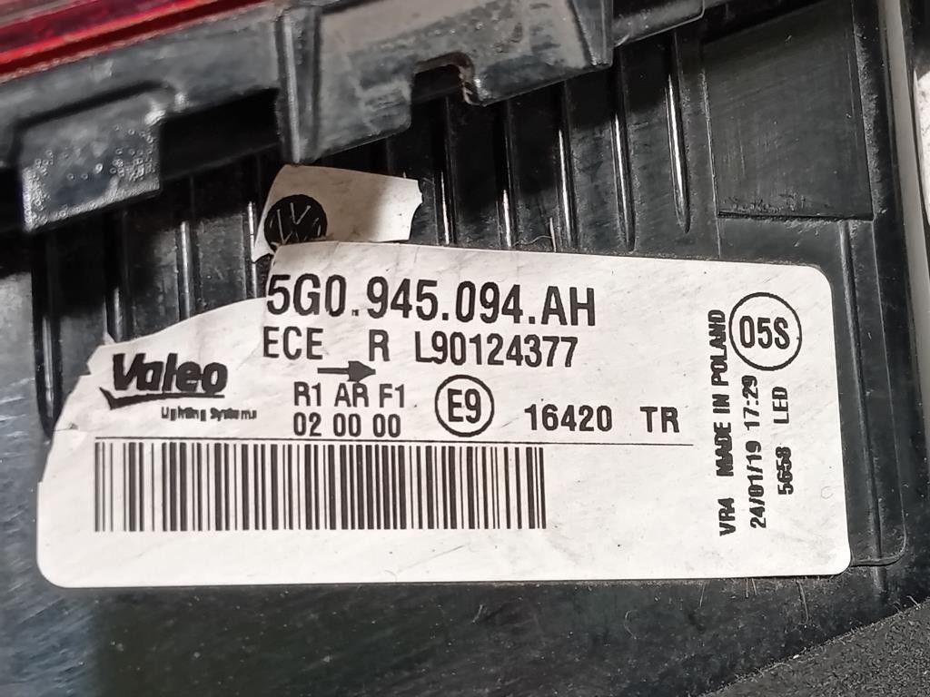 Fanale INT POST DX 5G0 945 094 H Volkswagen GOLF VII 2013