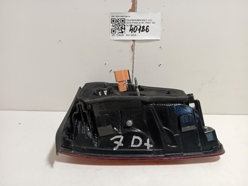Fanale INT POST DX 5G0 945 094 H Volkswagen GOLF VII 2013