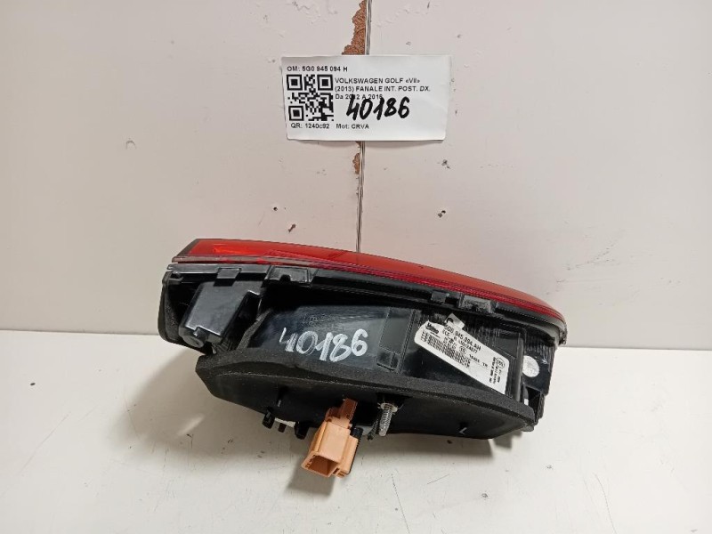 Fanale INT POST DX 5G0 945 094 H Volkswagen GOLF VII 2013