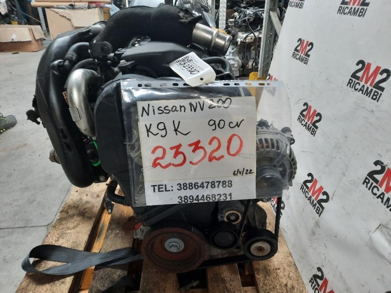 Motore Semicompleto K9K 90 CV 66 KW Nissan Nv200 2009