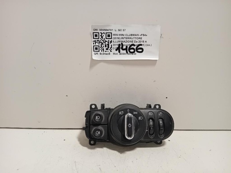 Cruscotto Parte INF SX 51459348063 Mini MINI Clubman F54 2016