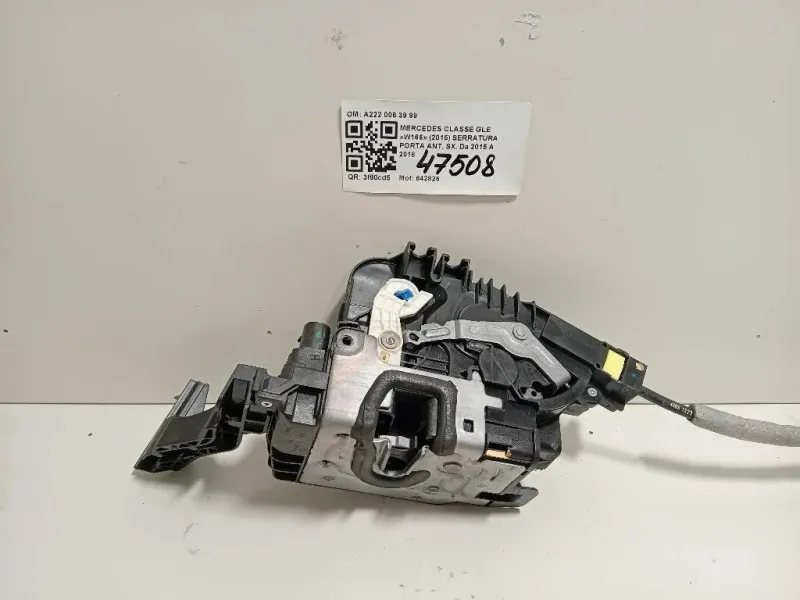Serratura Porta ANT SX A222 006 39 99 Mercedes Classe GLE W166 2015
