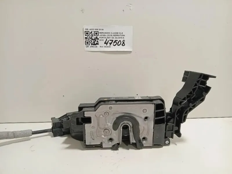Serratura Porta ANT SX A222 006 39 99 Mercedes Classe GLE W166 2015