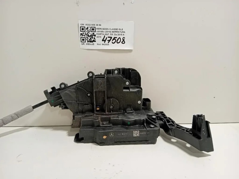 Serratura Porta ANT SX A222 006 39 99 Mercedes Classe GLE W166 2015