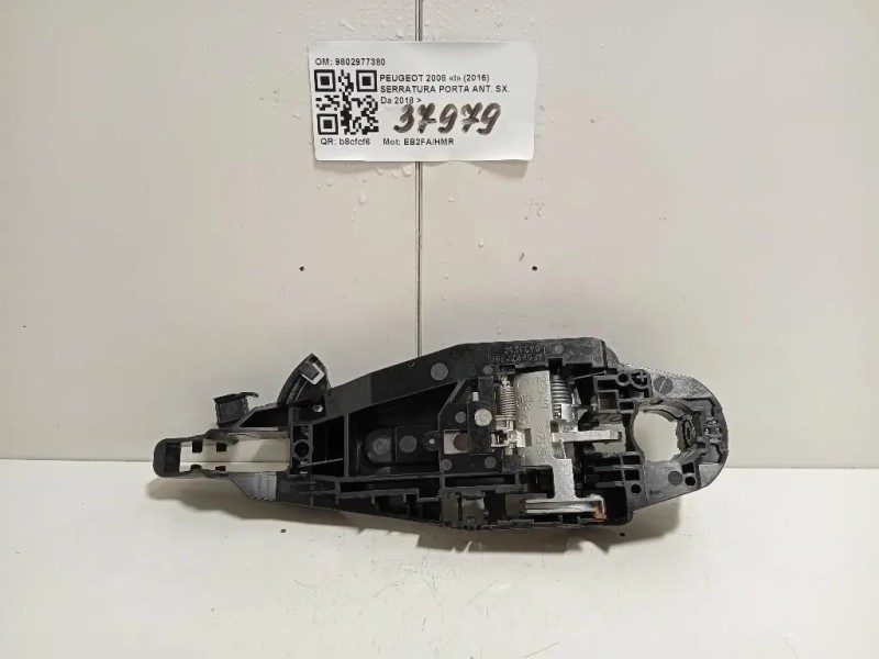 Serratura Porta ANT SX 9802977380 Peugeot 2008 I 2016