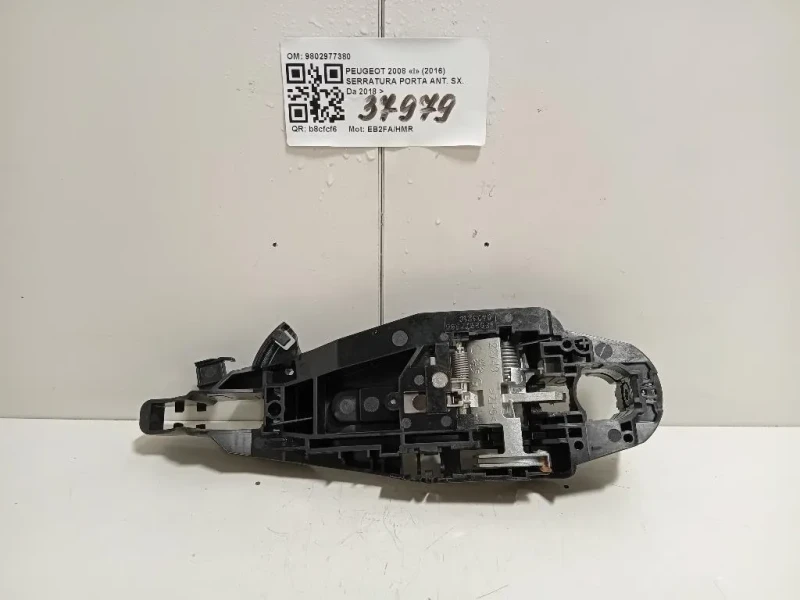 Serratura Porta ANT SX 9802977380 Peugeot 2008 I 2016