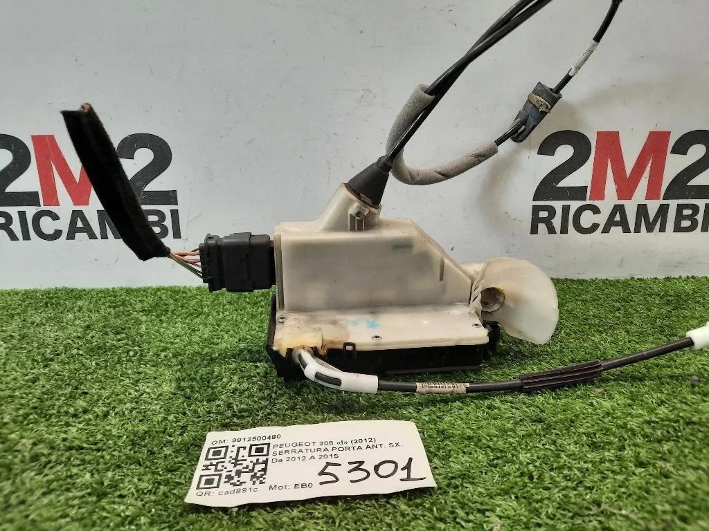 Serratura Porta ANT SX 9688079380 Peugeot 208 I 2012