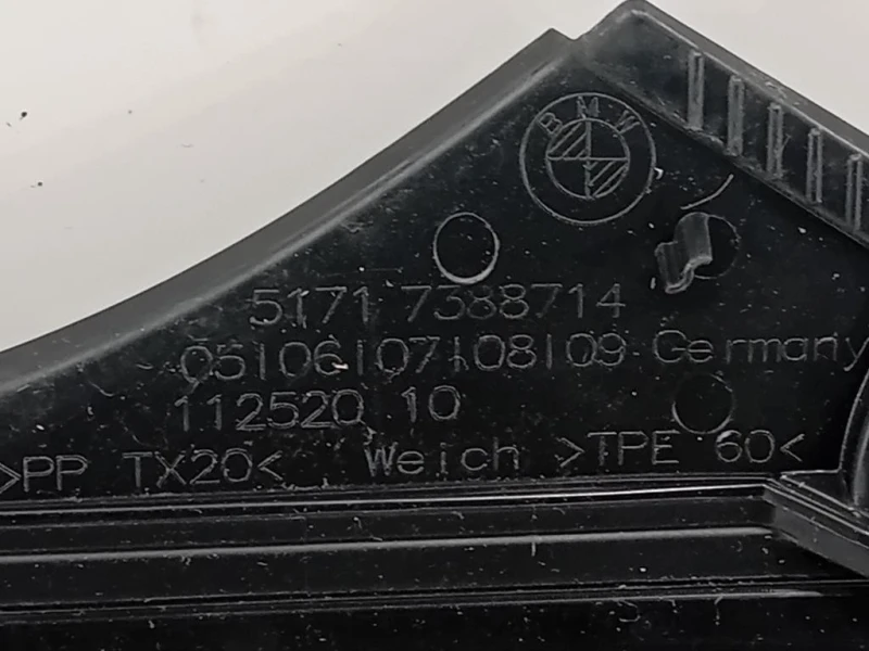 Cunetta Acqua Sottoparabrezza 51717388714 Bmw Serie 5 G30 Berlina 2016