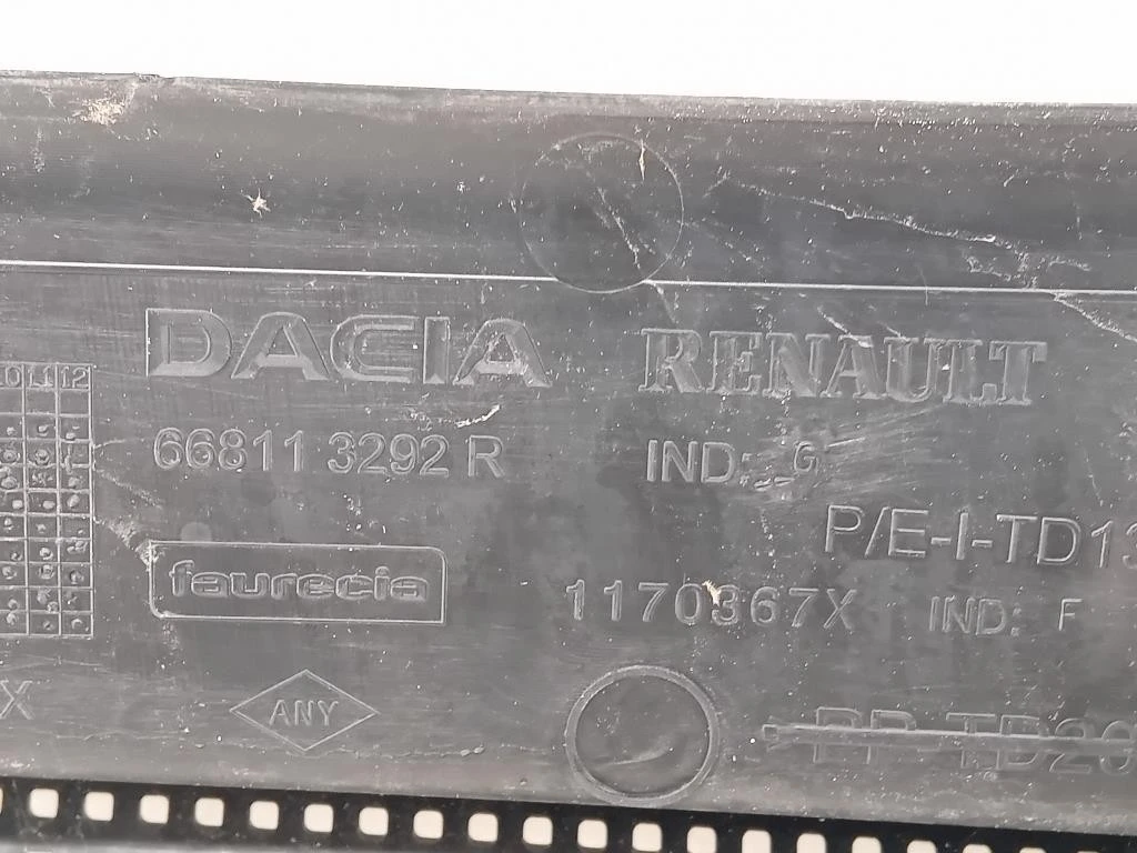 Cunetta Acqua Sottoparabrezza 668113292R Dacia Duster II 2021