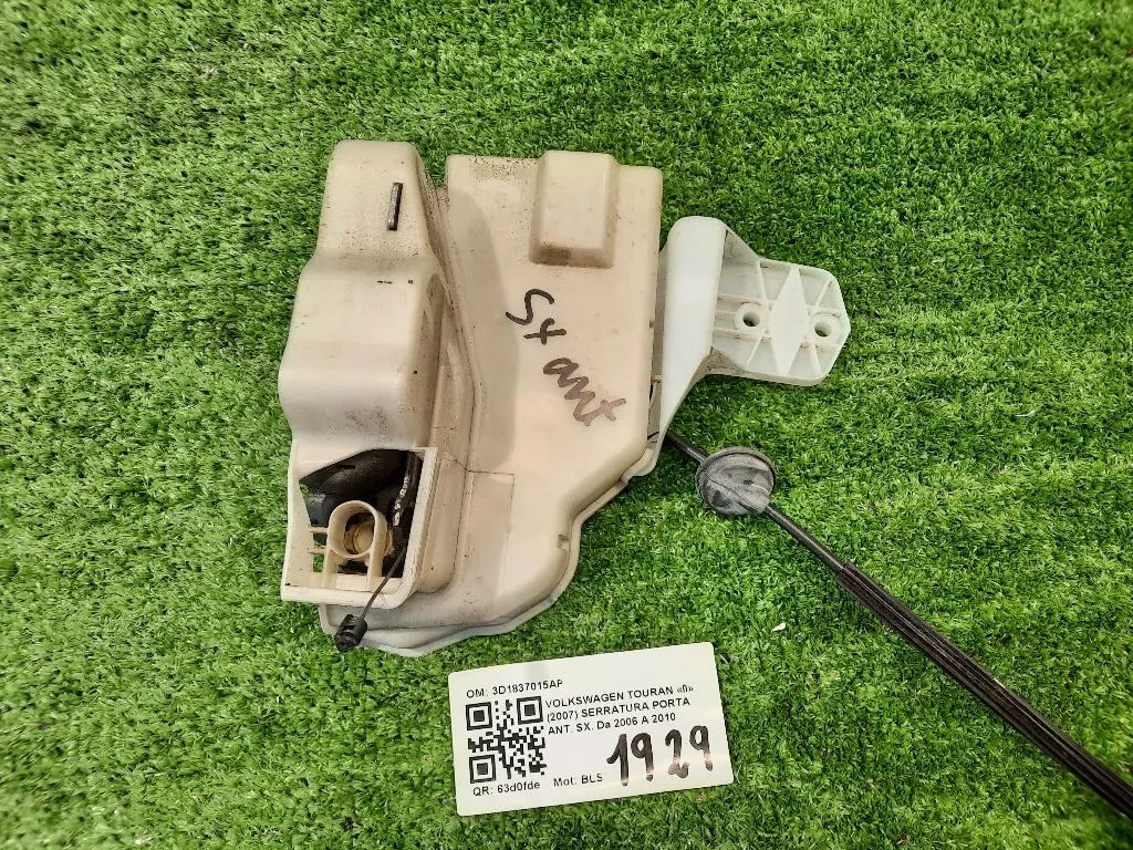 Serratura Porta ANT SX 3D1837015AP Volkswagen Touran II 2007