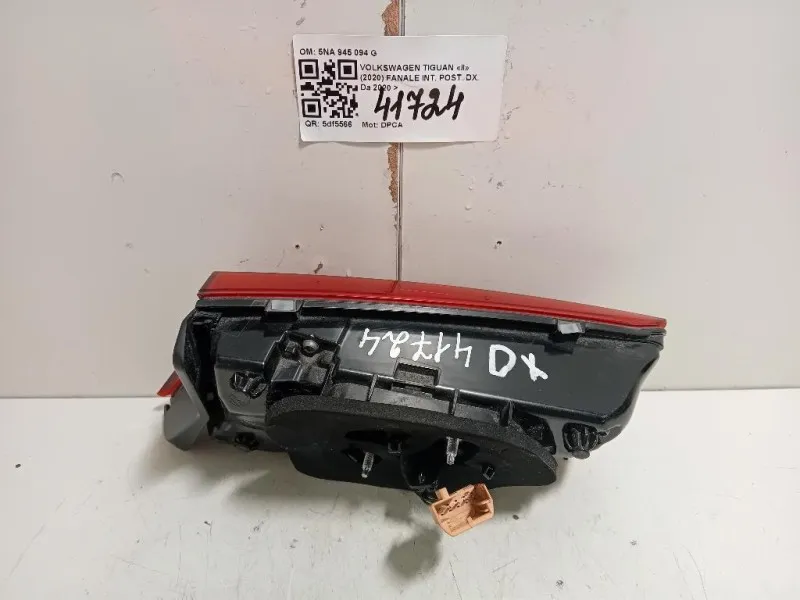 Fanale INT POST DX 5NA945094F Volkswagen Tiguan II 2020
