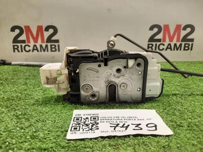 Serratura Porta ANT SX 31391822 Volvo V40 II 2012