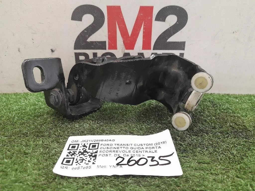 Cuscinetto Guida Porta Scorrevole Centrale POST DX JK21V268B40AG Ford Transit Custom I 2018