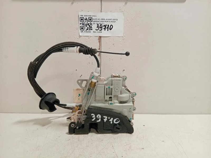Serratura Porta POST DX 8W0 839 016 C Audi A4 8K5 Avant 2012