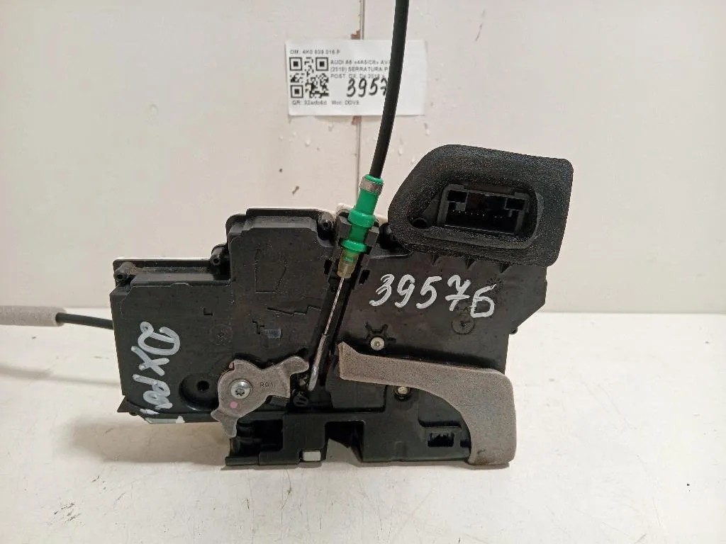 Serratura Porta POST DX 4K0 839 016 P Audi A6 4a5c8 Avant 2018