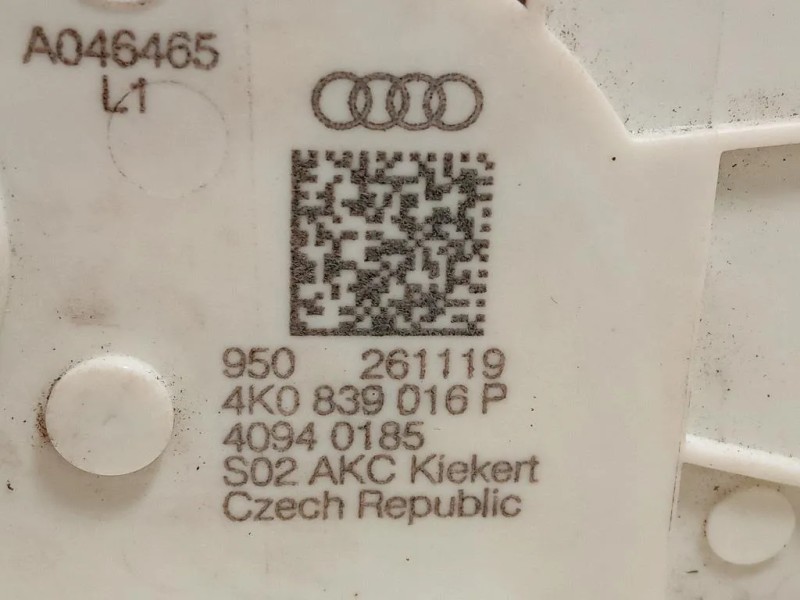 Serratura Porta POST DX 4K0 839 016 P Audi A6 4a5c8 Avant 2018