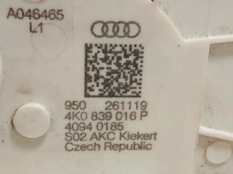 Serratura Porta POST DX 4K0 839 016 P Audi A6 4a5c8 Avant 2018