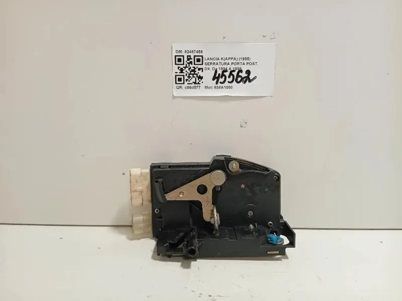 Serratura Porta POST DX 82487456 Lancia Kappa 1995