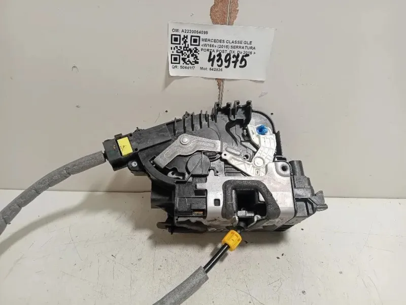 Serratura Porta POST DX A2220064099 Mercedes Classe GLE W166 2015