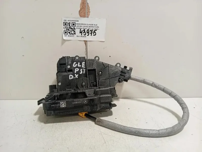 Serratura Porta POST DX A2220064099 Mercedes Classe GLE W166 2015
