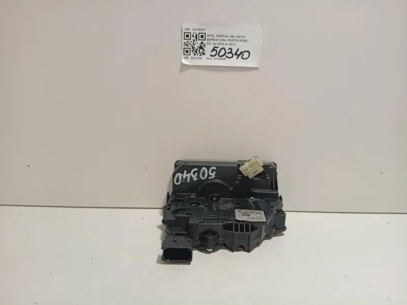 Serratura Porta POST DX 13279837 Opel Meriva B 2010