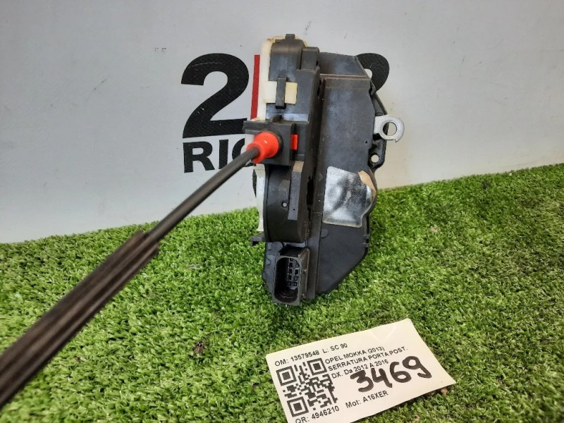 Serratura Porta POST DX 13579548 Opel Mokka 2013