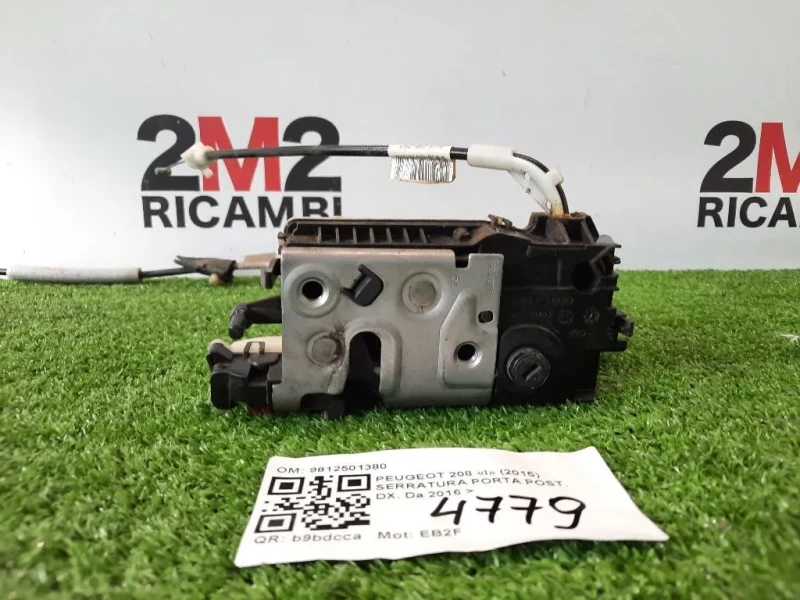 Serratura Porta POST DX 9812501380 Peugeot 208 I 2015