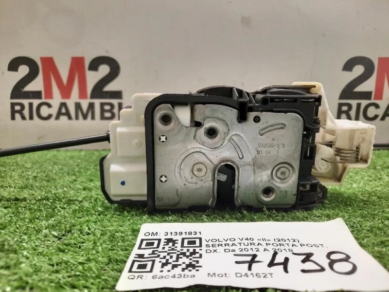 Serratura Porta POST DX 31391831 Volvo V40 II 2012