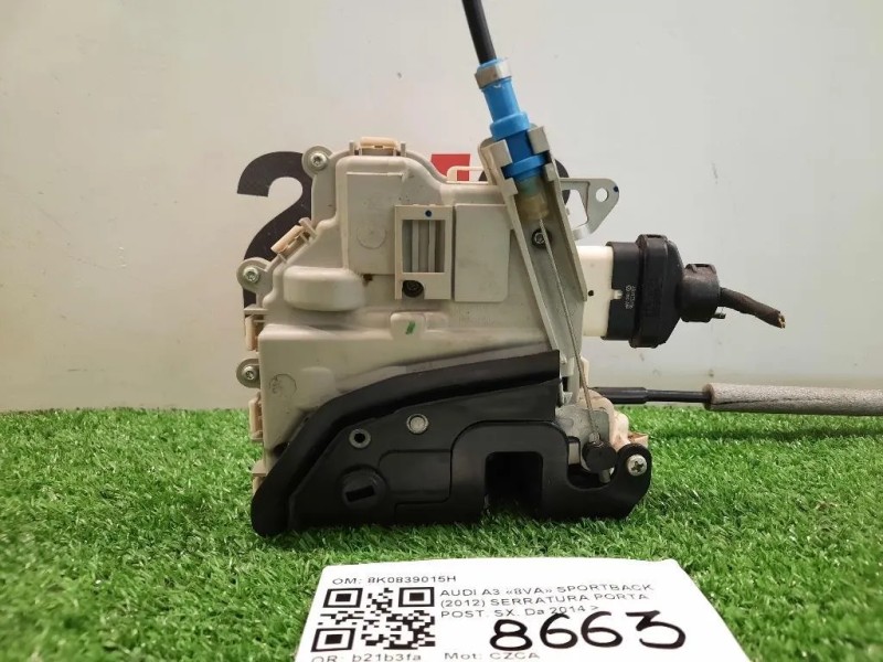 Serratura Porta POST SX 8K0839015H Audi A3 8VA Sportback 2012