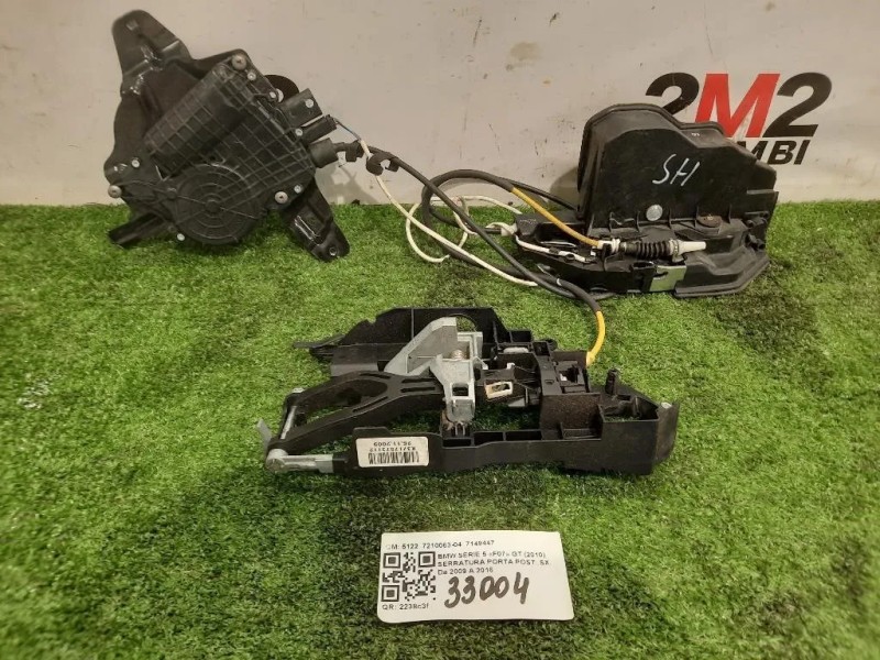 Serratura Porta POST SX 5122 7210063-04 7149447 Bmw Serie 5 F07 GT 2010