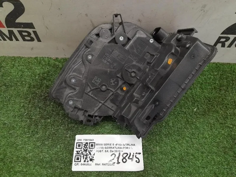 Serratura Porta POST SX 7281943 Bmw Serie 5 F10 Berlina 2010