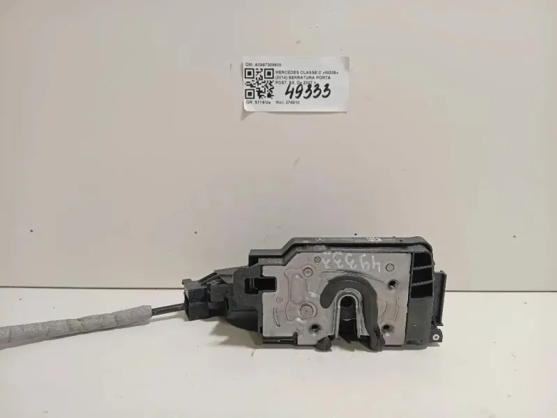 Serratura Porta POST SX A0997309600 Mercedes Classe C W205 2014