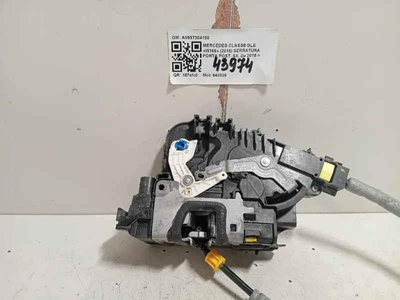 Serratura Porta POST SX A0997304100 Mercedes Classe GLE W166 2015