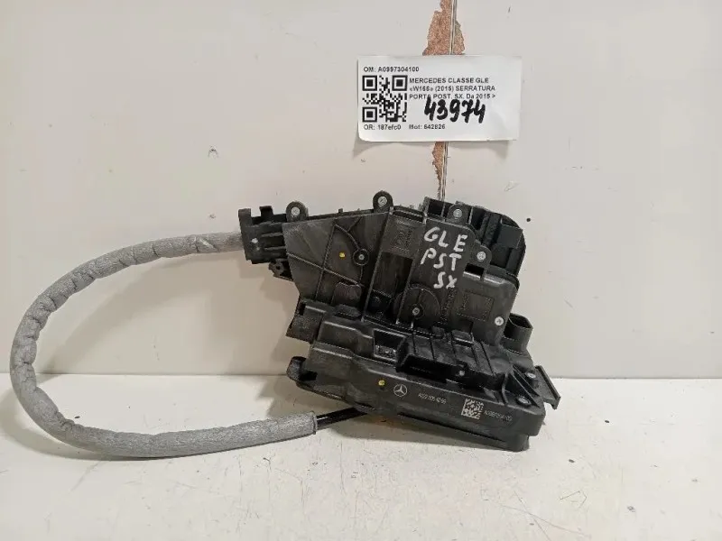 Serratura Porta POST SX A0997304100 Mercedes Classe GLE W166 2015