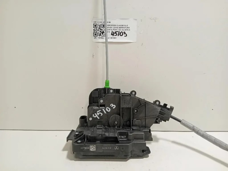 Serratura Porta POST SX A2220064099 Mercedes Classe GLE W166 2015