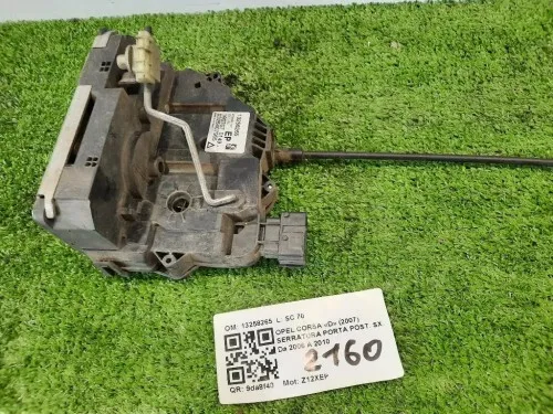 Serratura Porta POST SX 13258265 Opel Corsa D 2007