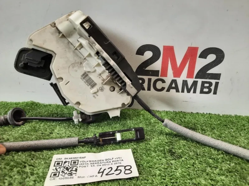 Serratura Porta POST SX 5K4839015AF Volkswagen GOLF VII 2013