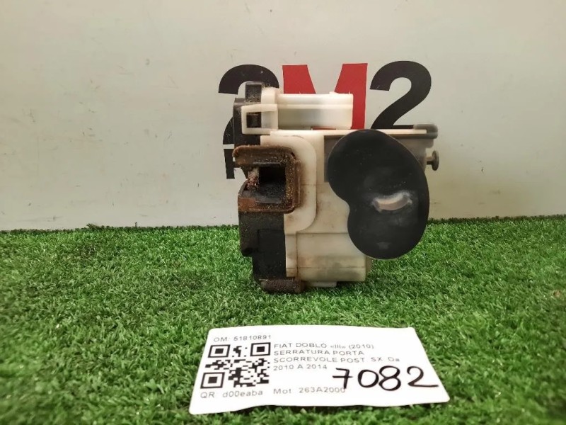 Serratura Porta Scorrevole POST SX 51810891 Fiat Doblò III 2010