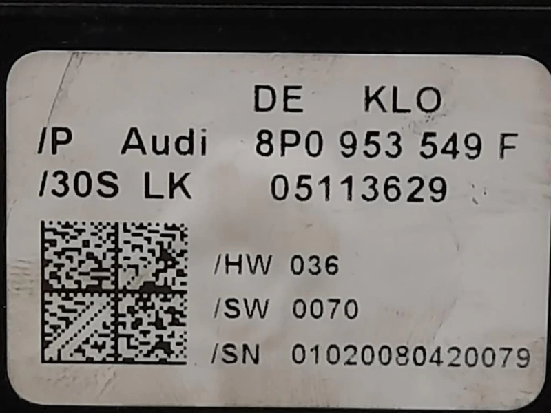 Devioguida Completo 8J0907137C Audi TT 8J3 2010