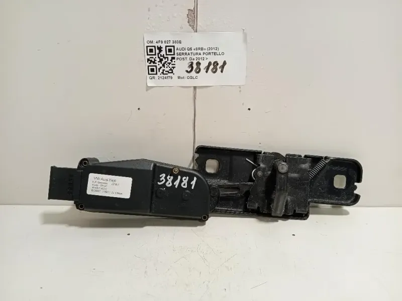 Serratura Portello POST 4F9827383E Audi Q5 8RB 2012