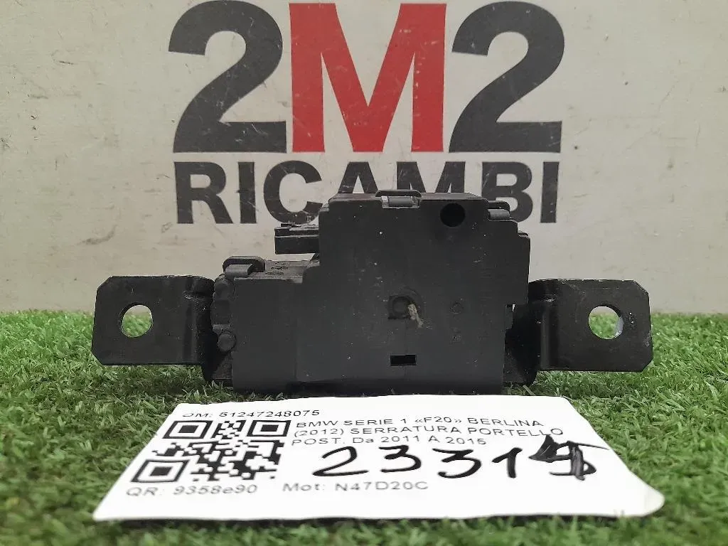Serratura Portello POST 51247248075 Bmw Serie 1 F20 Berlina 2012