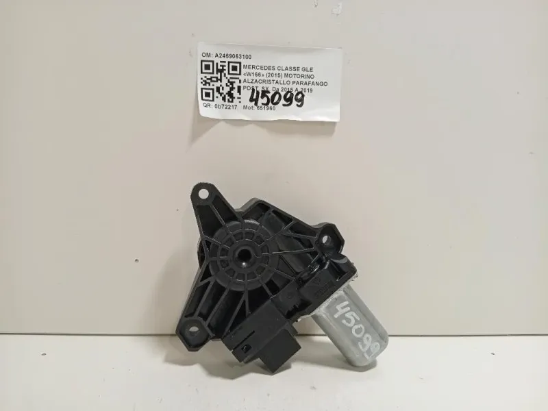 Motorino Alzacristallo Parafango POST SX A2469063100 Mercedes Classe GLE W166 2015